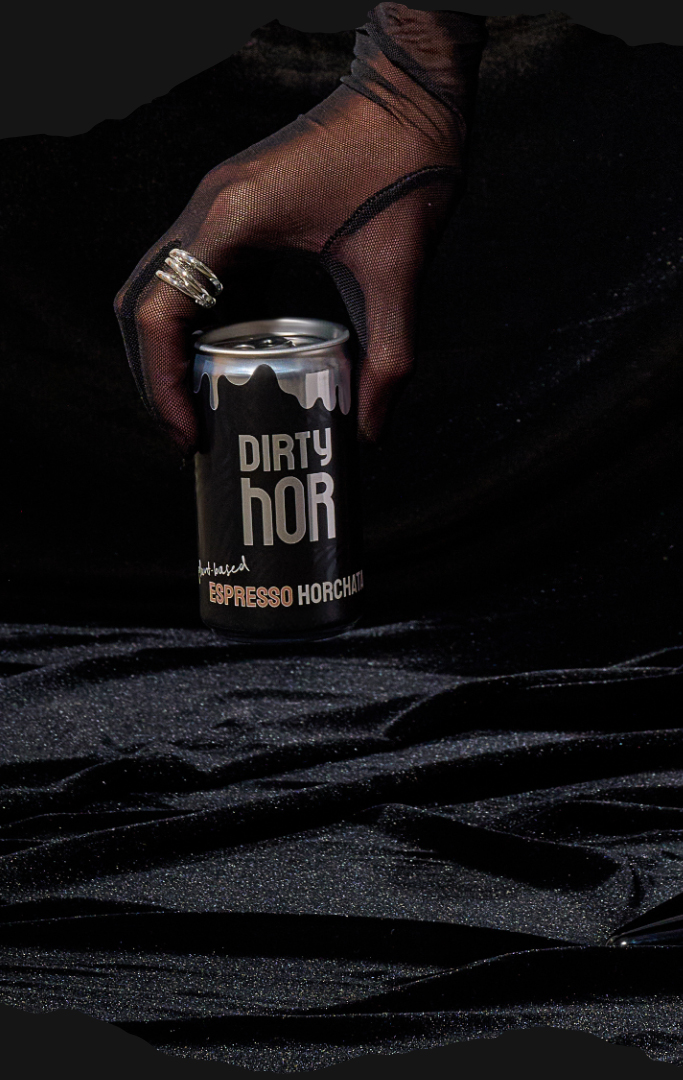 Dirty Hor™ Espresso Horchata hero background